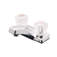 Columbia Two Handle Centerset Bathroom Faucet Less Pop-up, Chrome
