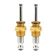 PlumbMaster Approved 10935 St-76xwb Right Hand Hot & Cold Stem with Bonnets (Pair) For American Standard Re-Nu Bath Old Style Faucets