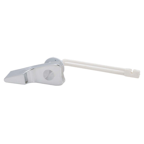 PlumbMaster Approved 51825W ABS Tank Lever Handle, 4", Front Mount, Chrome Plated