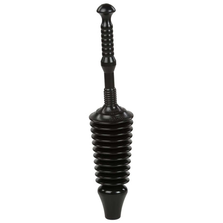Master Plumber MP1600 Low-Flush Toilet Plunger for Low-Flush Toilets, 25 x 5.2", Black
