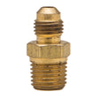 PlumbMaster Approved 52487B 1/4" MIP x OD Flare Brass Adapter