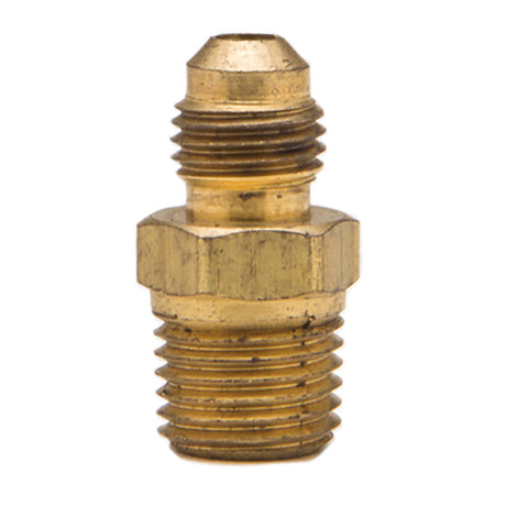 PlumbMaster Approved 52487B 1/4" MIP x OD Flare Brass Adapter