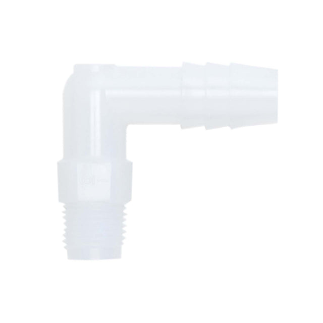 PlumbMaster Approved 52686 1/8" MIP x 3/8" Barb Nylon 90 deg Reducing Elbow