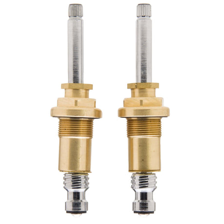 PlumbMaster Approved 10855 Right Hand Hot & Cold Stem with Bonnet(Pair) For American Standard (Aquaseal, Tractline, Heritage, Renu), RTS Tub