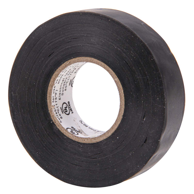 Merco Tape M801 Soft Vinyl Black Electrical Tape, 3/4" W x 60 ft L x 7 Mil T