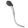 Chrome Plastic Hand Shower with Push-Button, 2.5 GPM