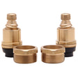 PlumbMaster Approved 10886 Valve Rebuild Kit with Right and Left Hand Stems for American Standard Aquaseal Faucet with Locknut