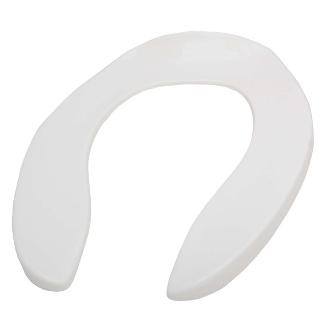 500ccss White Centoco 500ccss 500 Series Heavy-Duty Open Front Elongated Solid Plastic Toilet Seat Without Cover, White