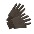 PlumbMaster Approved 61190 Cotton Jersey Gloves, Mens, Brown