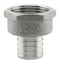 Boshart Industries SSPEX-FA07 3/4" Stainless Steel PEX x 3/4" FPT Adapter