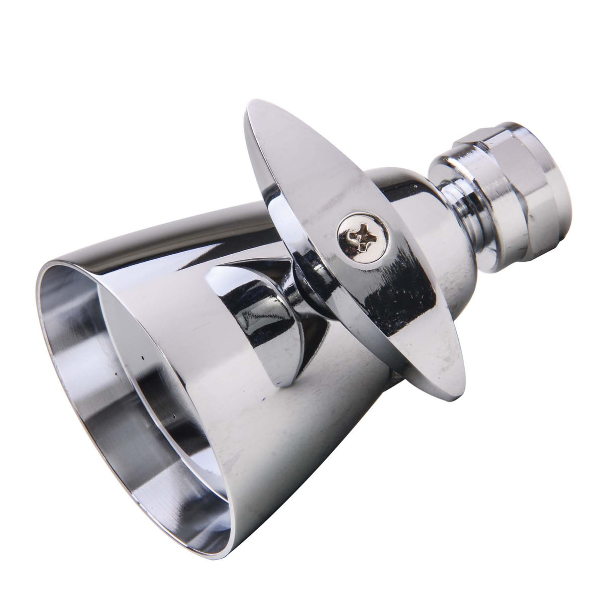 PlumbMaster Approved 26815 Solid Brass Premium Large Style Watersaving Shower Head (Retail), 2.5 gpm, Chrome Plated