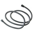 Delta UltraFlex U494R-60-PK Reinforced Vinyl Ribbon Hand Shower Hose, 60", Black/Chrome