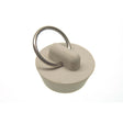 PlumbMaster Approved 80225 1-1/4" White Rubber Drain Stopper with Split Type Ring
