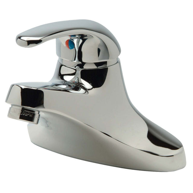 Zurn AquaSpec Z81000-XL Lead-Free Cast Brass Deck Mount Single Hole Single Control Lavatory Faucet, 2.2 gpm, Polished Chrome