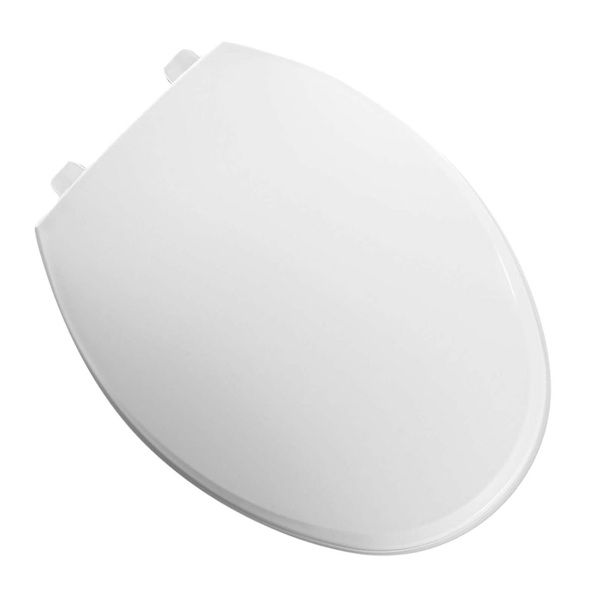 Bemis 7600T Heavy-Duty Closed Front Elongated Plastic Toilet Seat with Cover, White