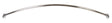 WCRBS5SP WingIts Round Curved Shower Rod with Bow, 5 ft, 9", Chrome