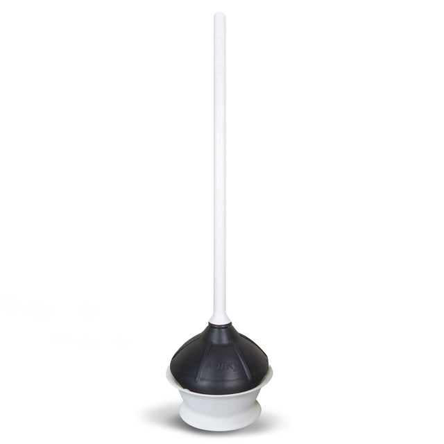Korky 91-4A Toilet Plunger and Drip Tray, 6" Diameter