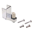 Sentry Supply 656-6557 Zamac Bottom Hinge Bracket, Chrome-Plated, 1-1/4"