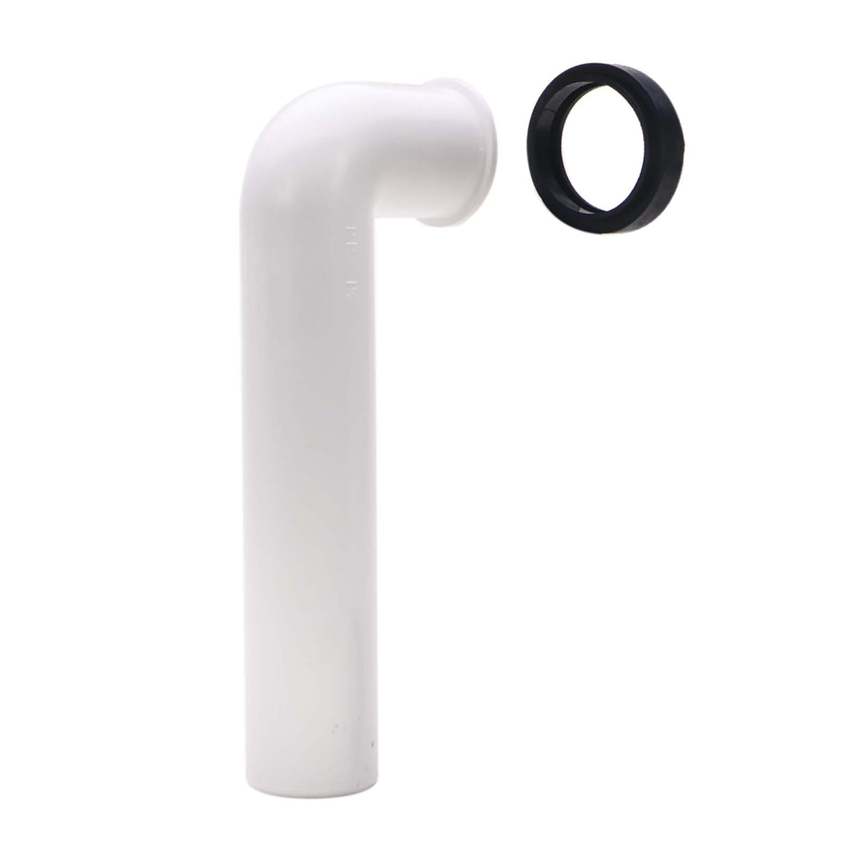 PlumbMaster Approved 88441 1-1/2" OD x 8" L Disposal Tailpiece Elbow with Gasket